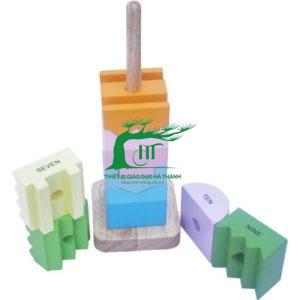 Bộ xếp tháp học đếm / HT1-22