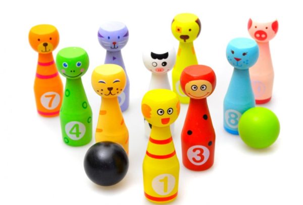 HT2-22 Bowling con vật gỗ / HT2-22